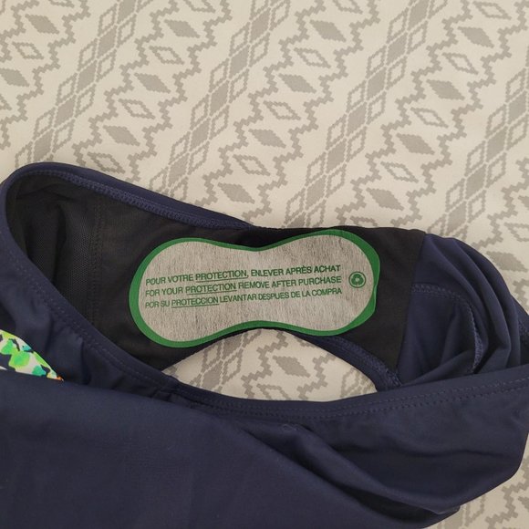 38. Christina Blue 1 piece with double spag D cup. 14D - Picture 5 of 7